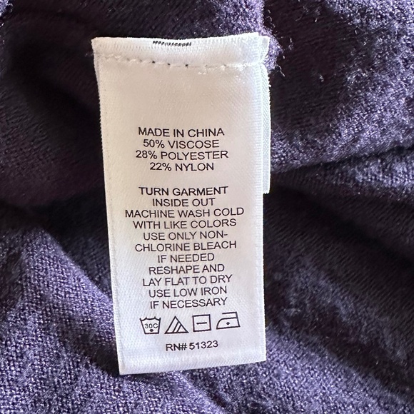 CECE Women's Long Sleeve Smock Cuff Mock Neck Sweater Dress in Navy - Picture 8 of 10